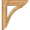 Ekena Millwork Thorton Slat Rough Sawn Bracket w/ Offset Brace, Western Red Cedar, 8"W x 30"D x 34"H BKT0806X30X34THR06RWR - alternate 3